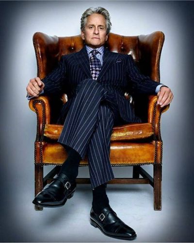 Michael Douglas Chesterfield-Ohrensessel